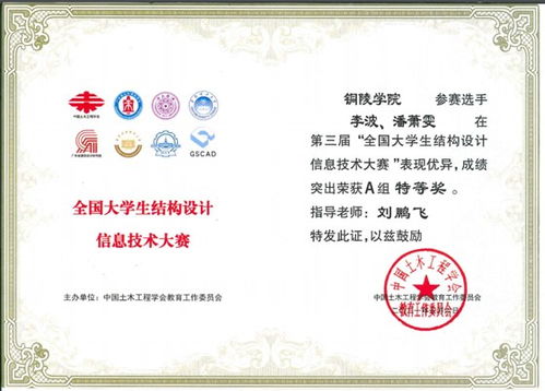 學(xué)校在第三屆全國(guó)大學(xué)生結(jié)構(gòu)設(shè)計(jì)信息技術(shù)大賽中榮獲佳績(jī)